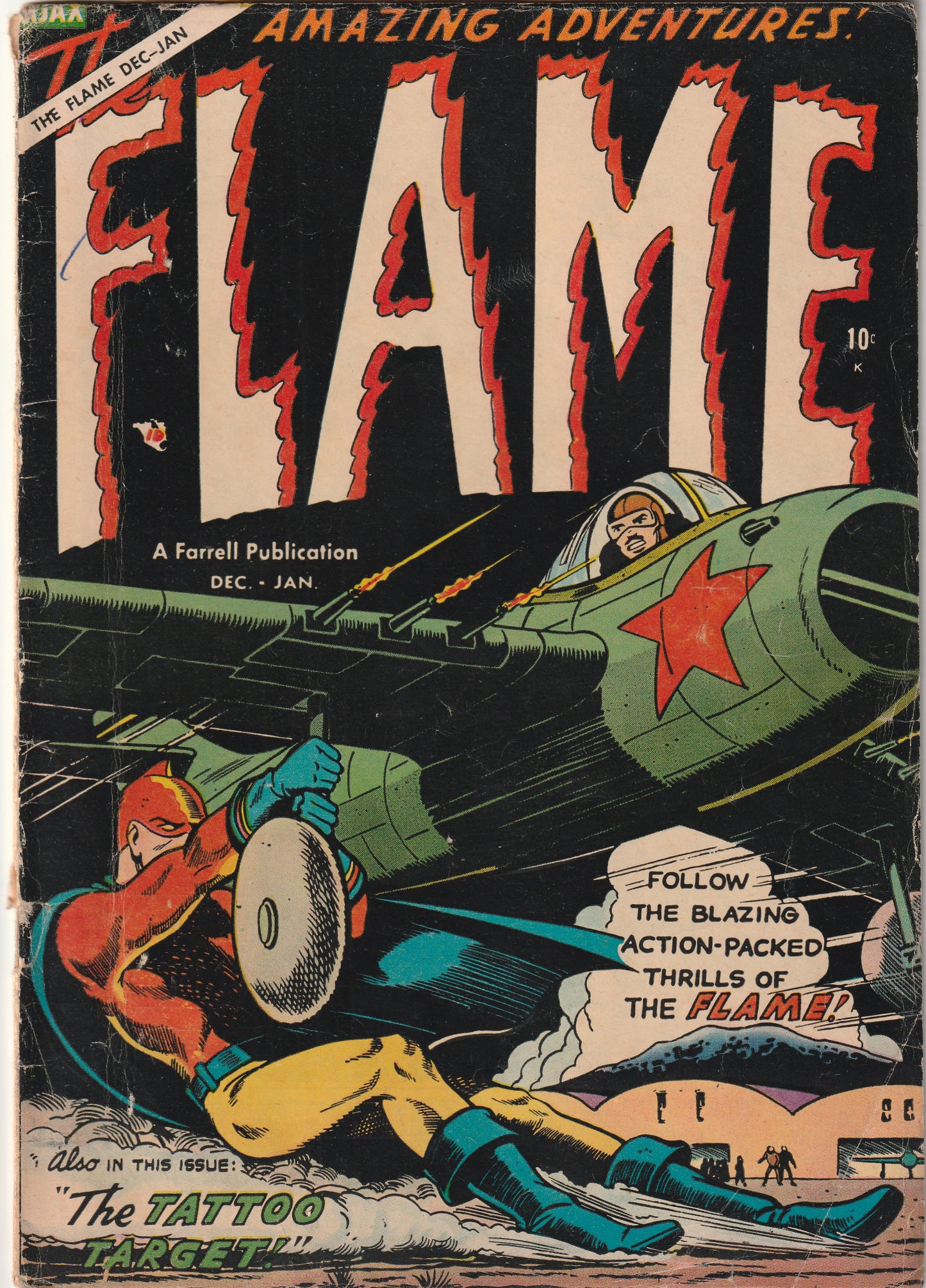 The Flame #5 (1954-1955) - 1st Appearance new Flame