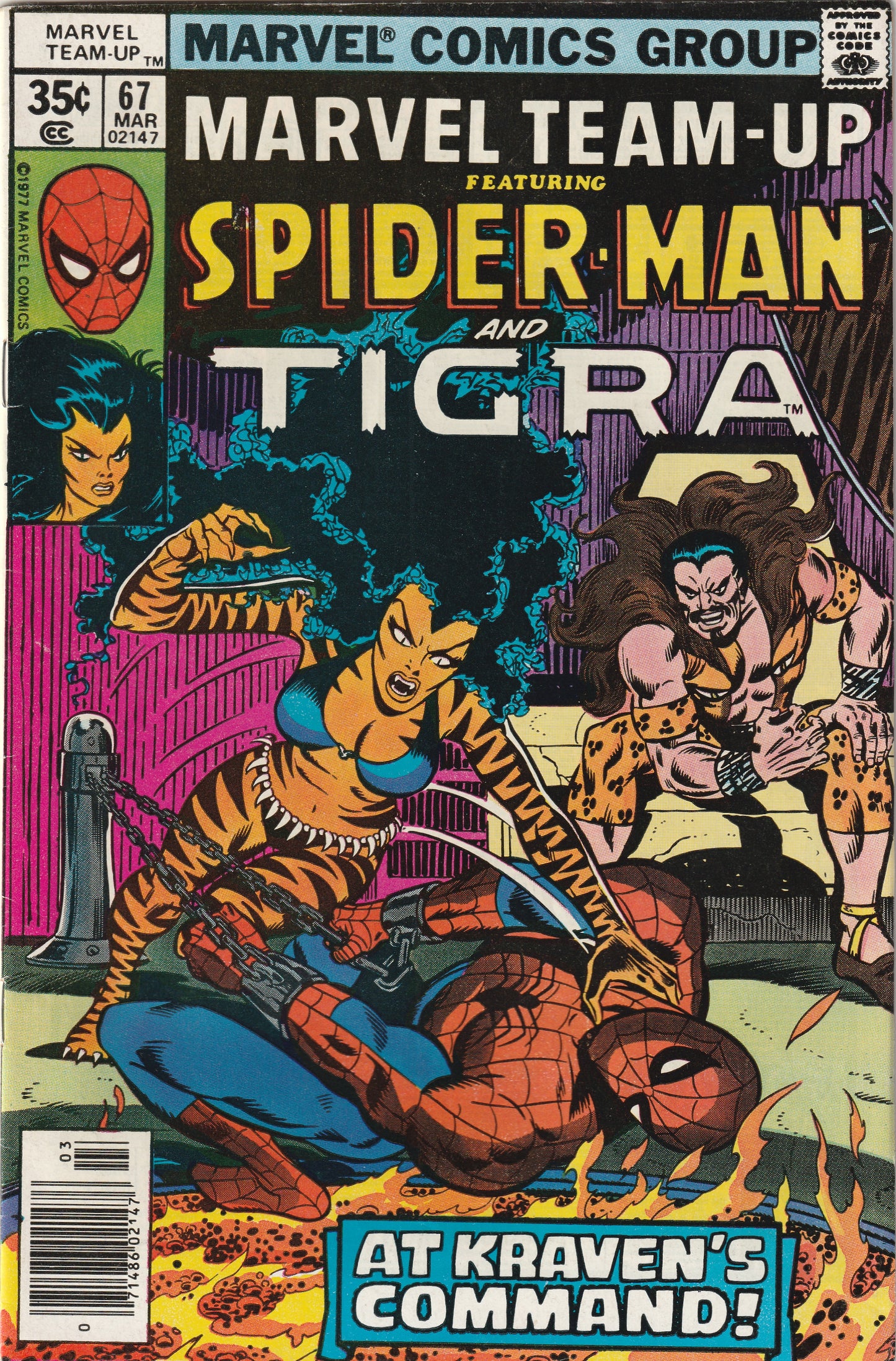 Marvel Team-Up #67 (1978) - Spider-Man & Tigra
