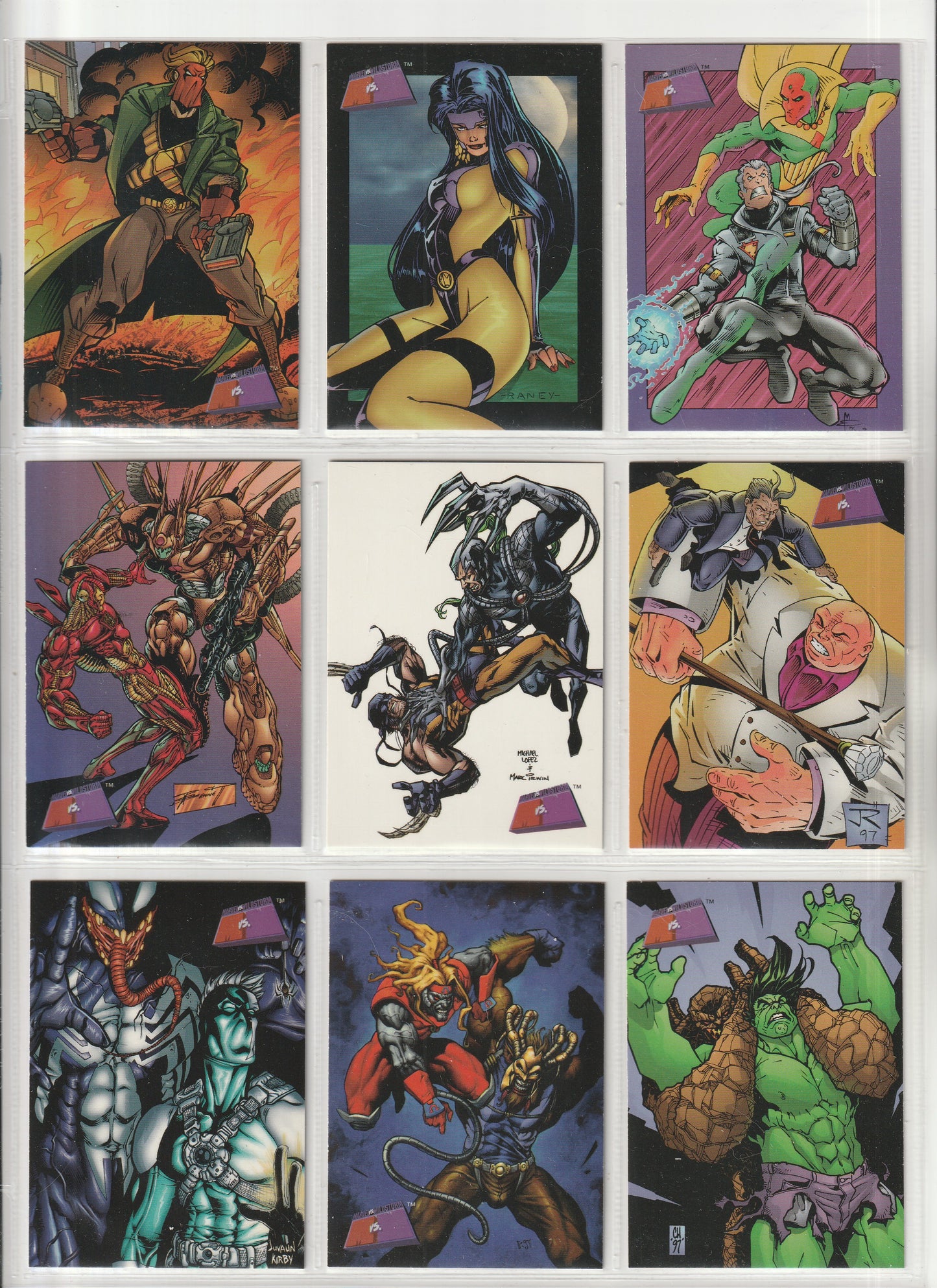 1997 Fleer/Skybox - Marvel vs Wildstorm - Complete base set