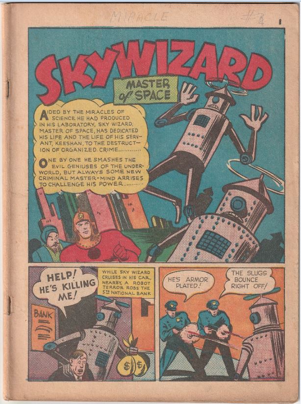 Miracle Comics #4 (1941) - *Coverless*