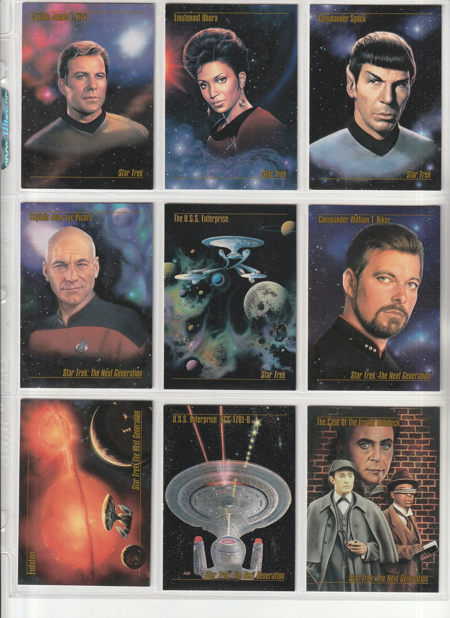 1993 Skybox Master Series STAR TREK - Complete base set