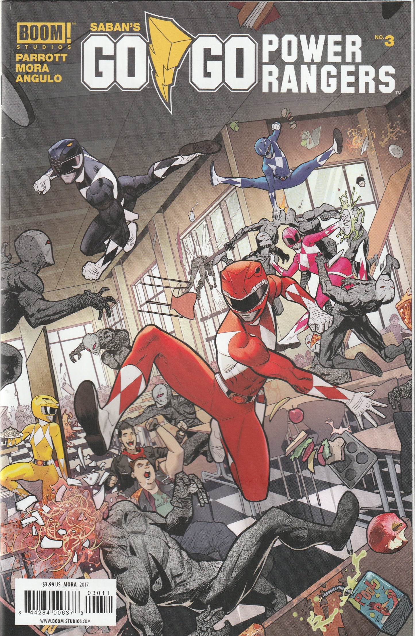 Saban's Go Go Power Rangers #3 (2017) - Dan Mora