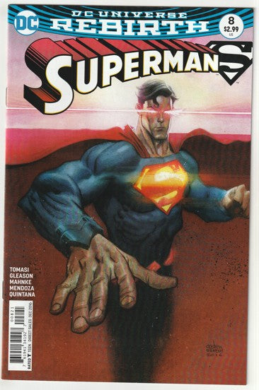 Superman #8 (2016) - Rebirth - Andrew Robinson Variant Cover
