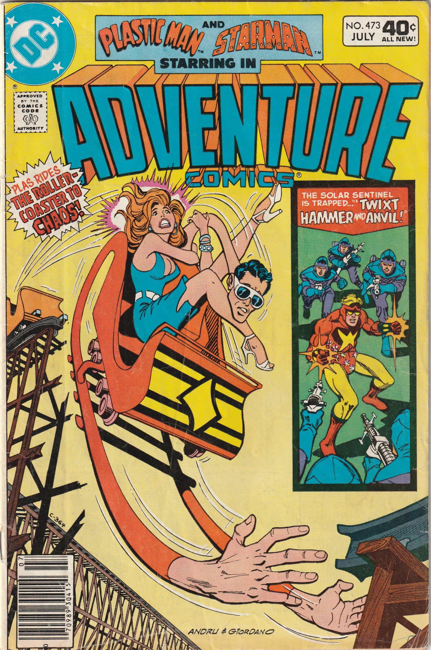 Adventure Comics #473 (1980) - Starring Plastic Man & Starman