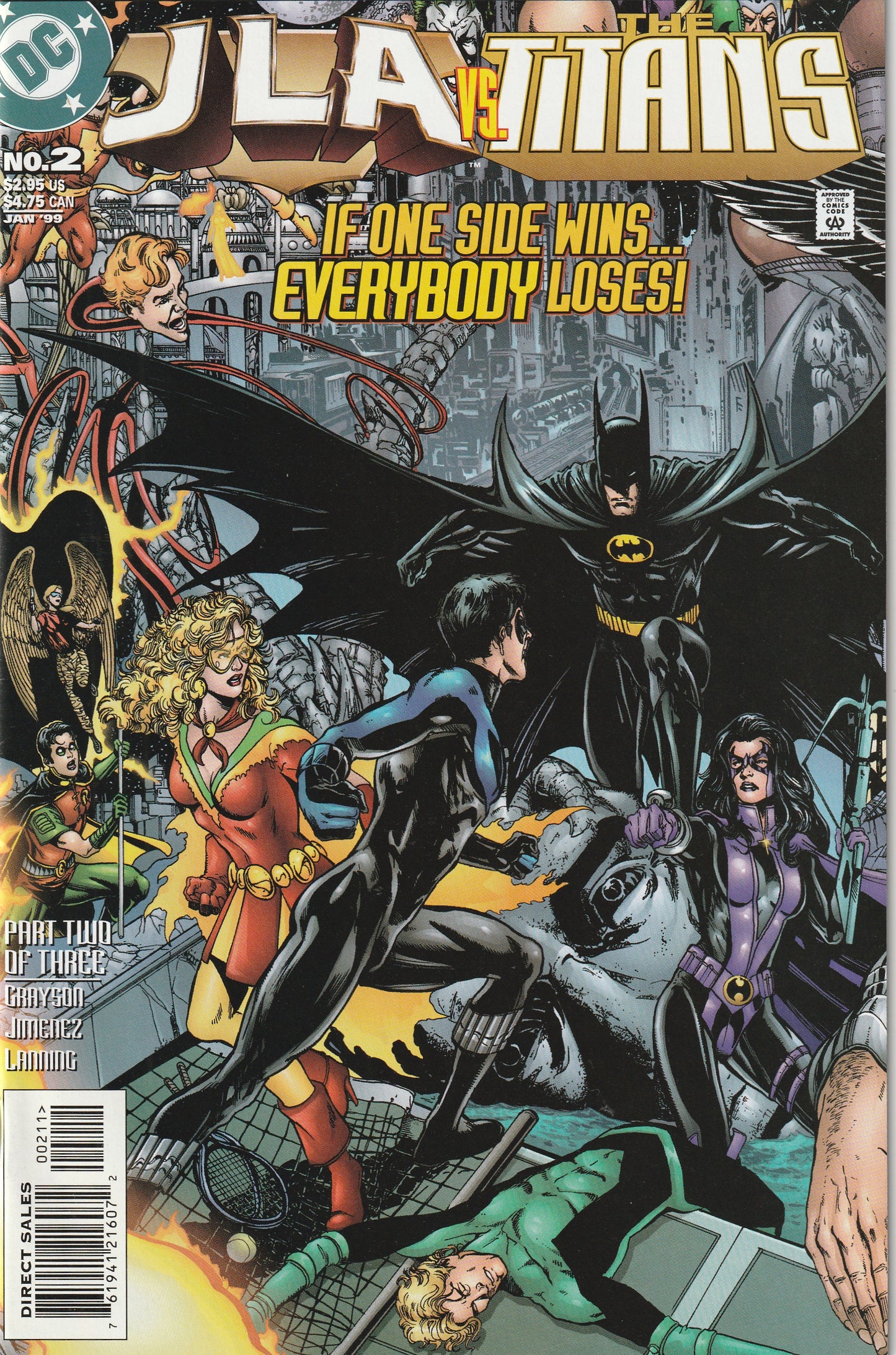 JLA: The Titans (1998-1999) - Complete 3 issue mini-series