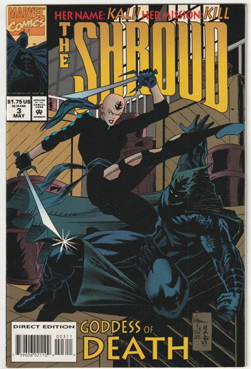 The Shroud (1994) - 4 issue mini series, Starring Spider-Man