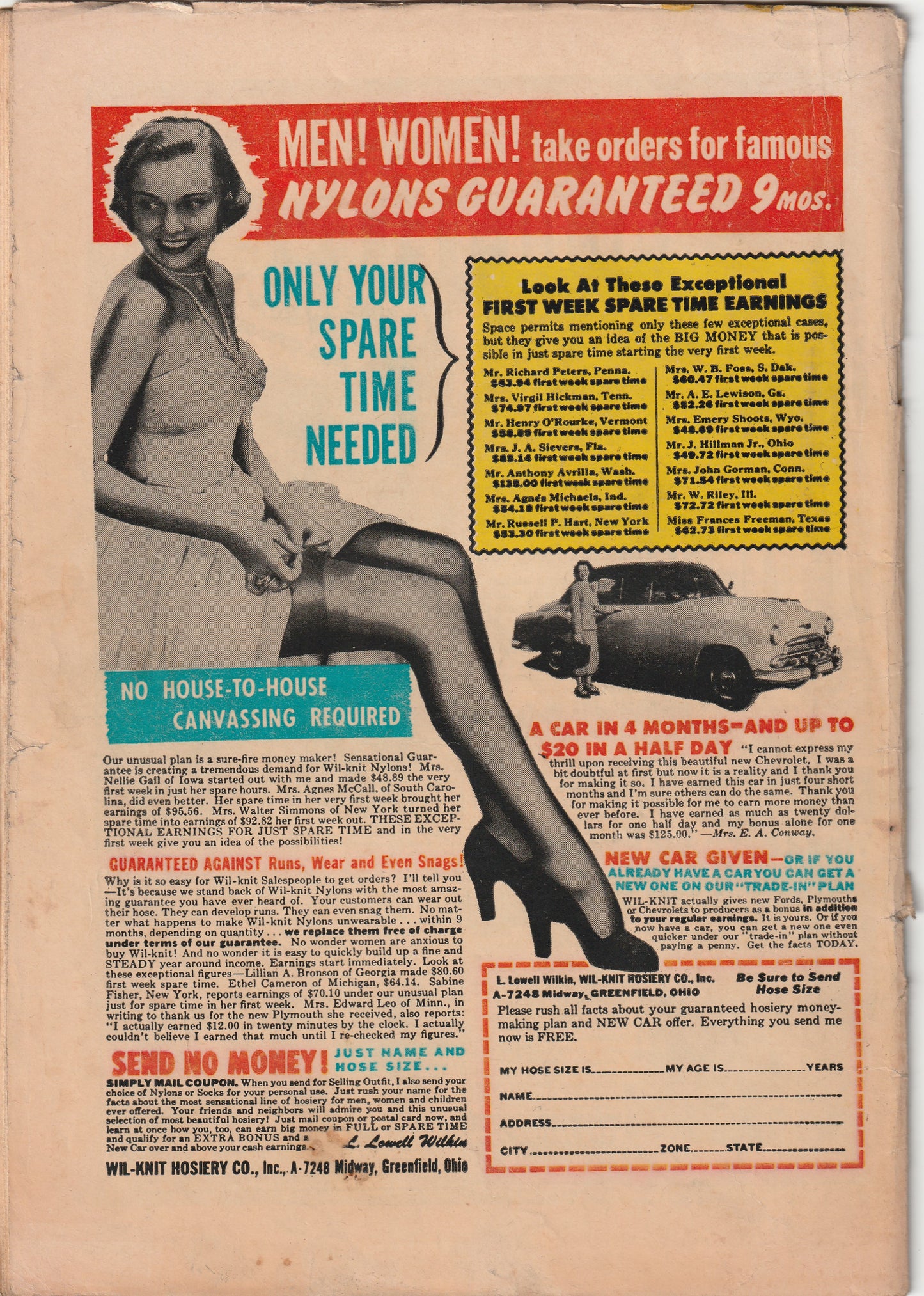 The Flame #5 (1954-1955) - 1st Appearance new Flame