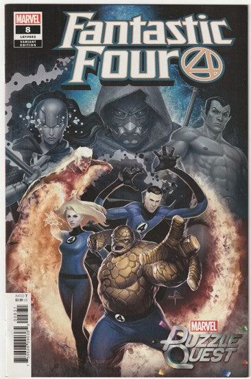 Fantastic Four #8 (LGY #653, Volume 6, 2019) - Yongho Cho Mystery Variant Cover