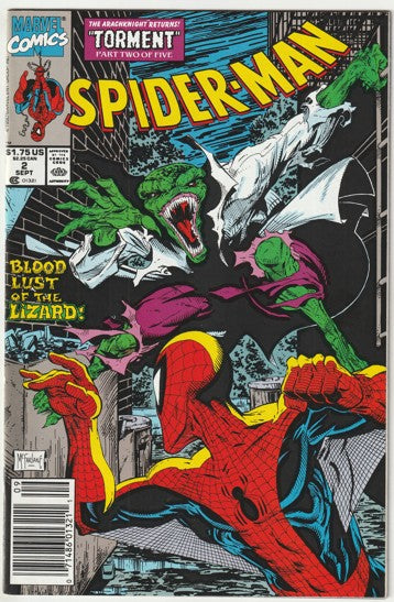 Spider-Man #2 (1990) - Newsstand copy