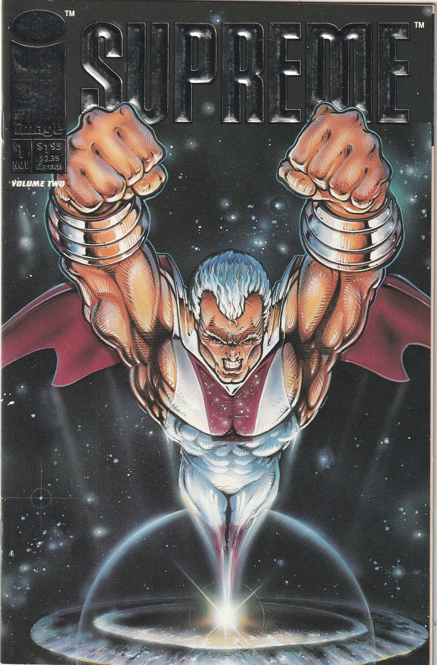 Supreme #1 (1992) - Rob Liefeld - Silver foil