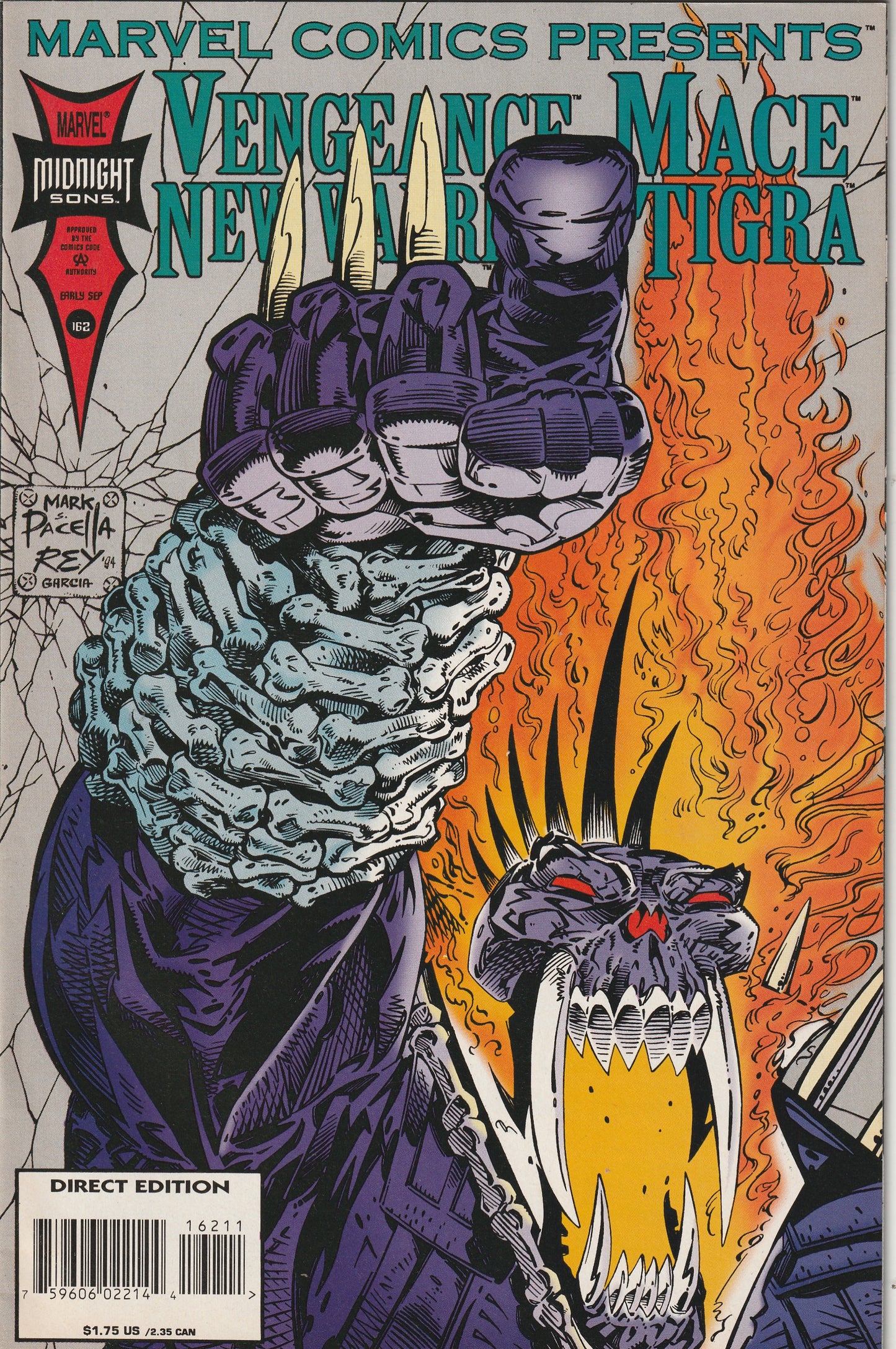 Marvel Comics Presents #162 (1994) - Vengeance, Mace, New Warriors, Tigra