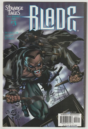 Blade (1998-1999) - 3 issue mini series - Strange Tales line
