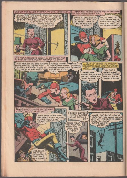 The Flame #5 (1954-1955) - 1st Appearance new Flame