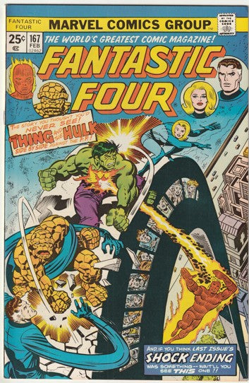 Fantastic Four #167 (1976) - Hulk vs. Fantastic Four