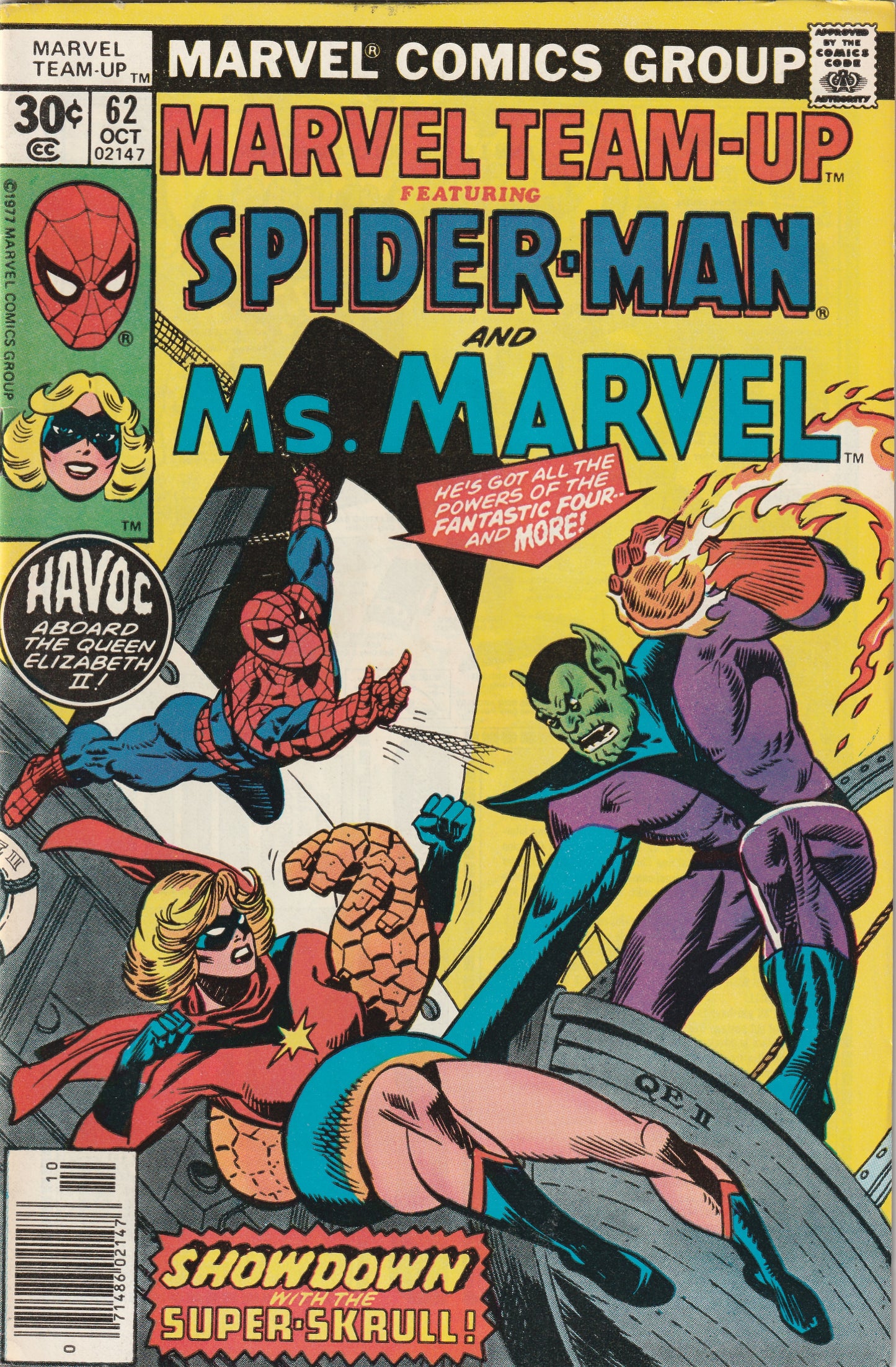 Marvel Team-Up #62 (1977) - Spider-Man & Ms. Marvel - 1st meeting between Spider-Man & Ms. Marvel