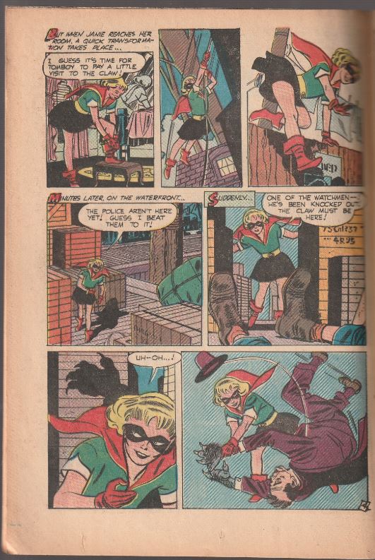 Captain Flash #1 (1954) - Atomic rocket cover