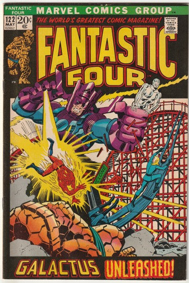Fantastic Four #122 (1972) - Silver Surfer and Galactus Appearances