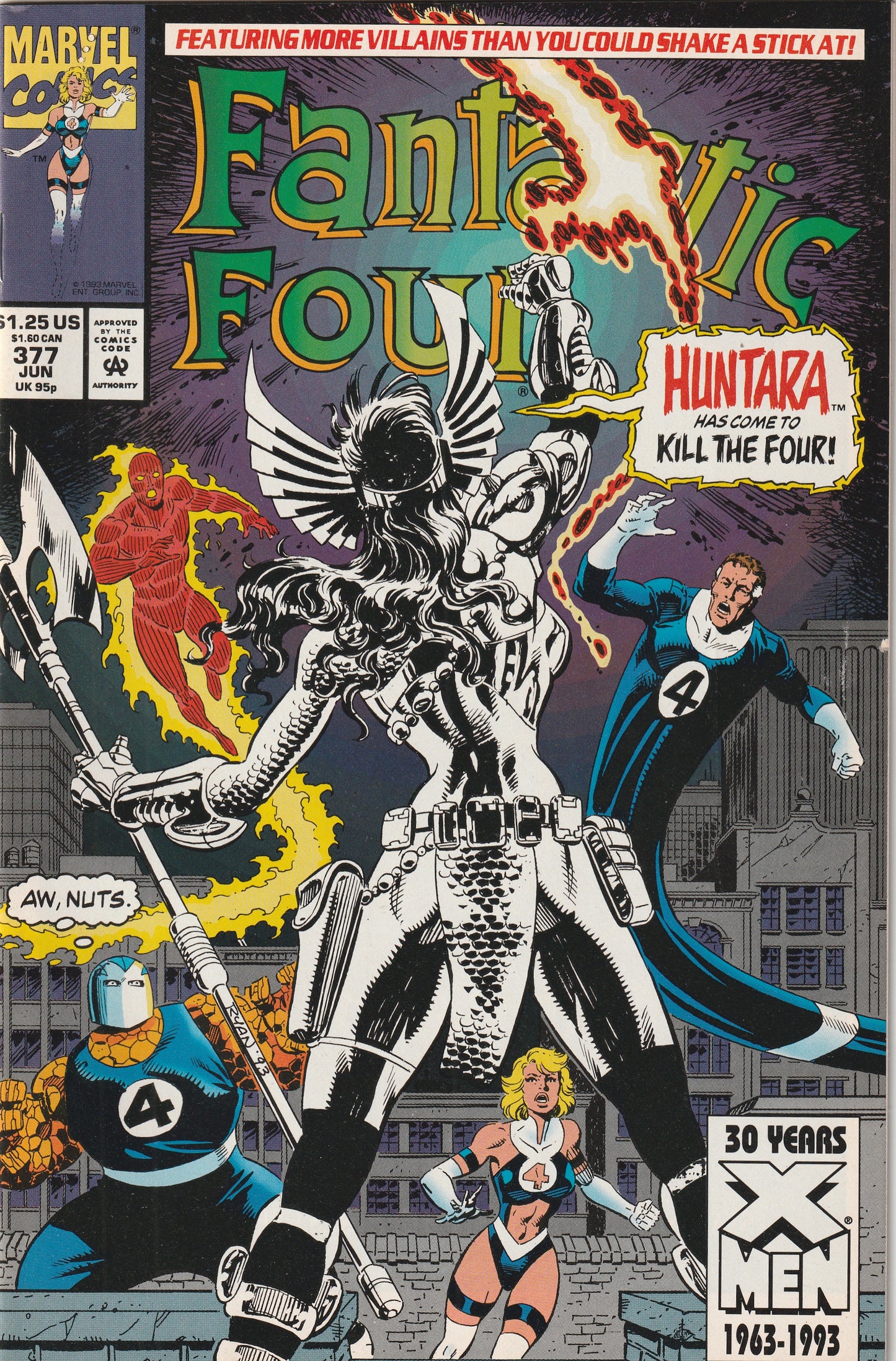 Fantastic Four #377 (1993) - 1st Appearance of Huntara