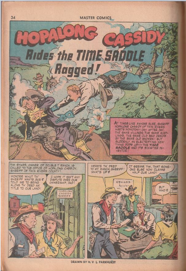 Master Comics Vol 7 #41 (1943) - *Coverless* Bulletman, Capt Marvel Jr & Bulletgirl