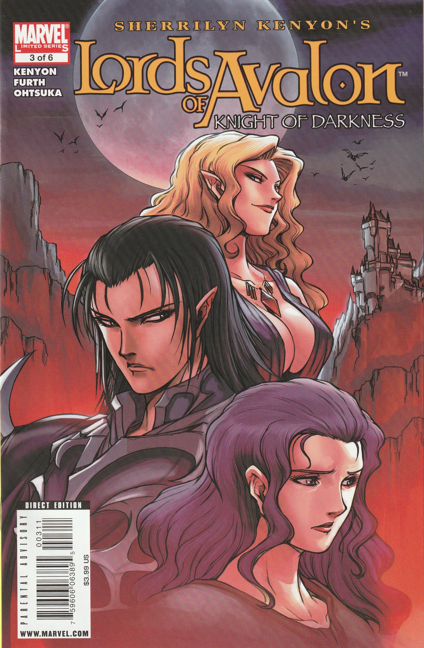 Sherrilyn Kenyon's Lords of Avalon: Knight of Darkness (2009) - 6 issue mini series