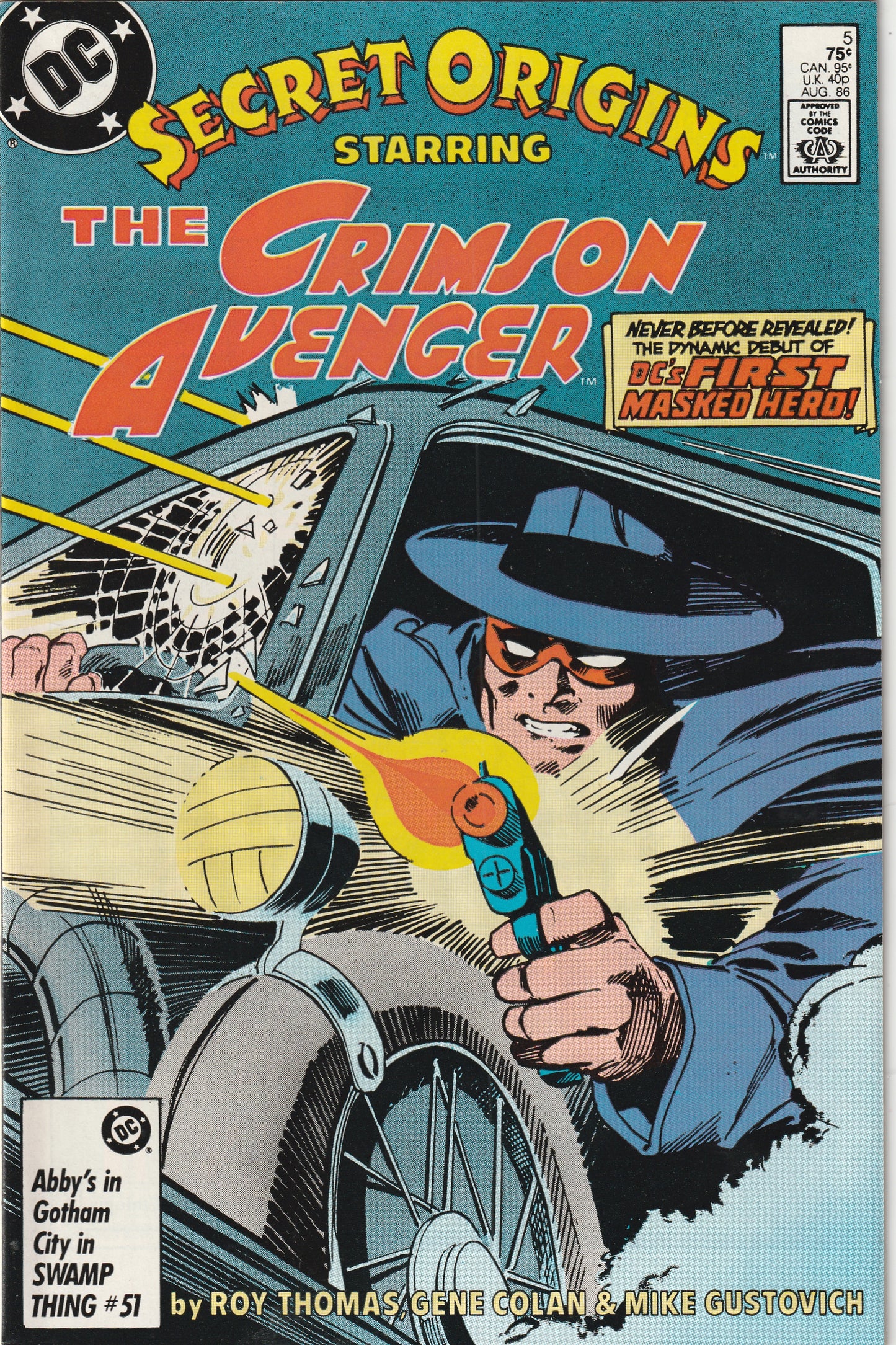 Secret Origins #5 (1986) - The Crimson Avenger