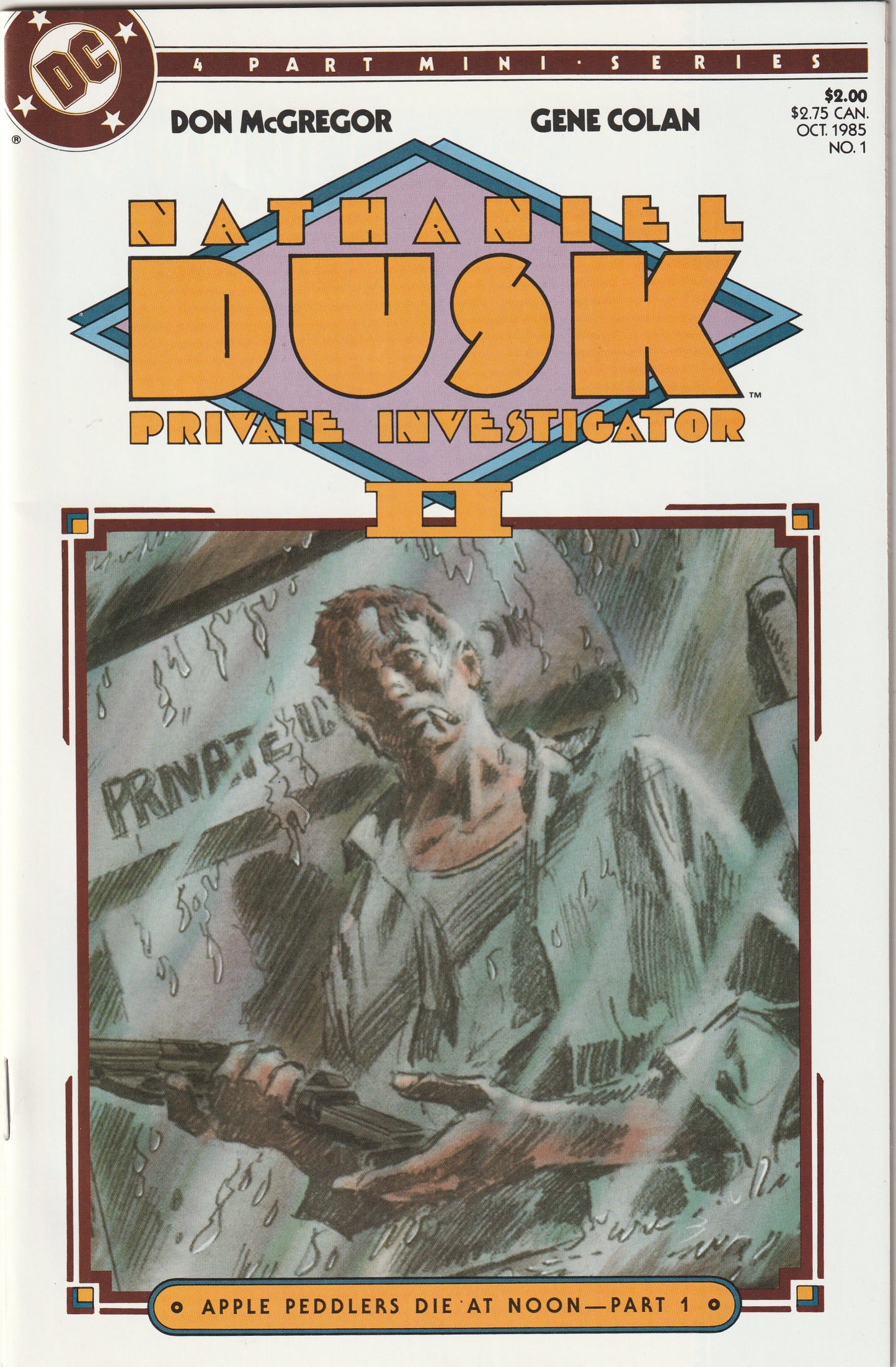 Nathaniel Dusk II (1985) - Complete 4 issue mini-series