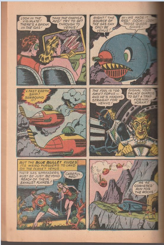 Captain Flight #8 (1945) - L.B. Cole cover
