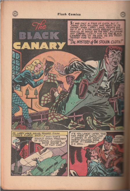 Flash Comics #97 (1948) - starring Hawkman & Black Canary