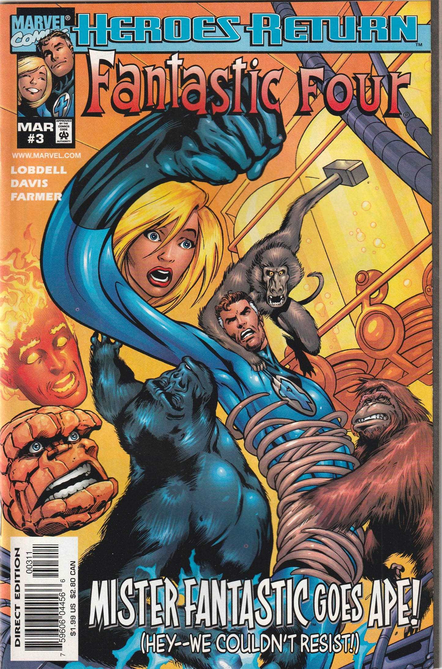 Fantastic Four #3 (1998) - Heroes Return