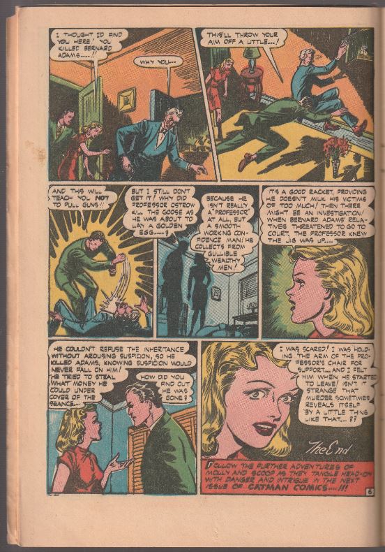 Cat-Man Comics #29 (1945) - Classic L.B. Cole cover