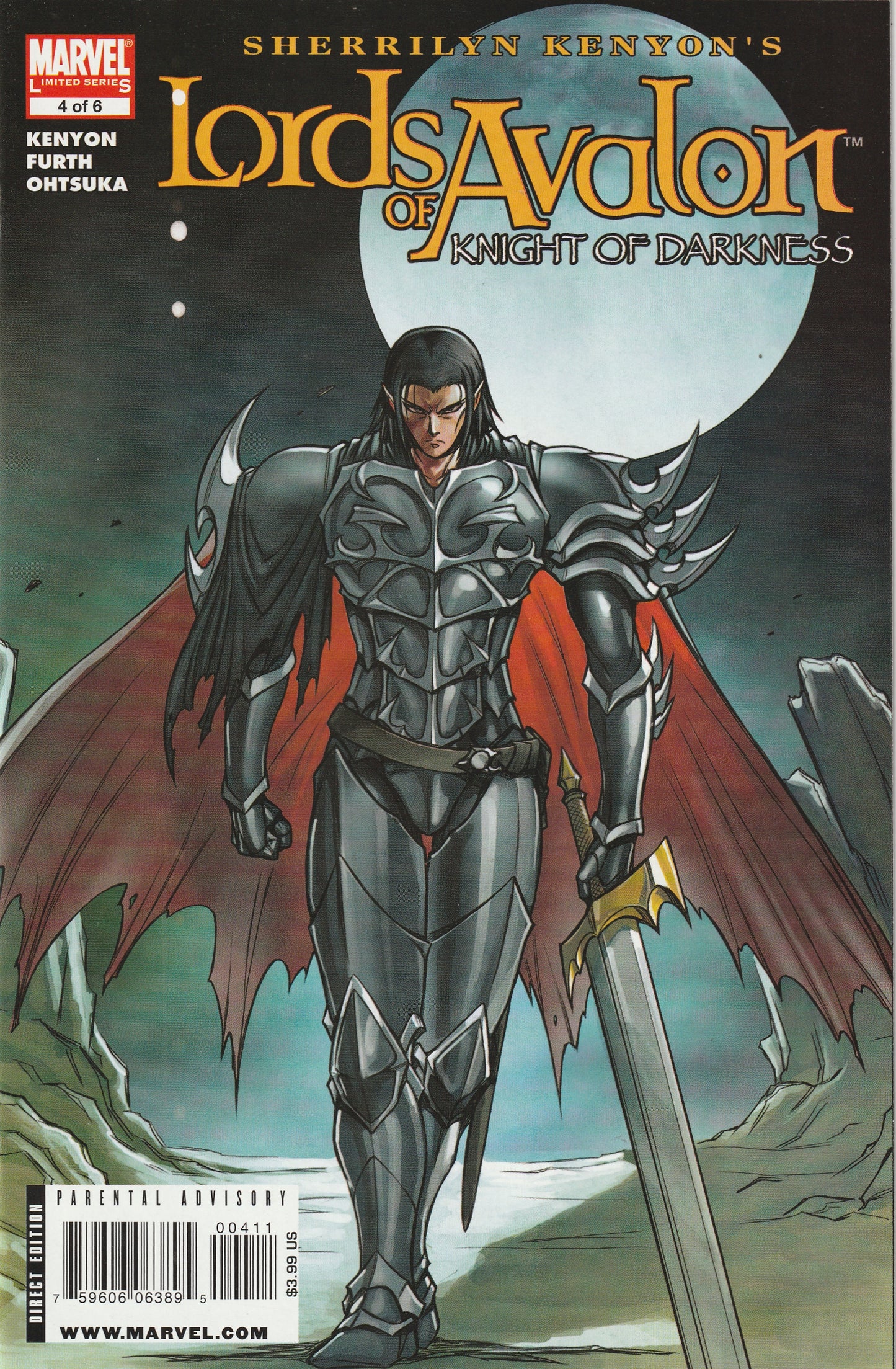 Sherrilyn Kenyon's Lords of Avalon: Knight of Darkness (2009) - 6 issue mini series