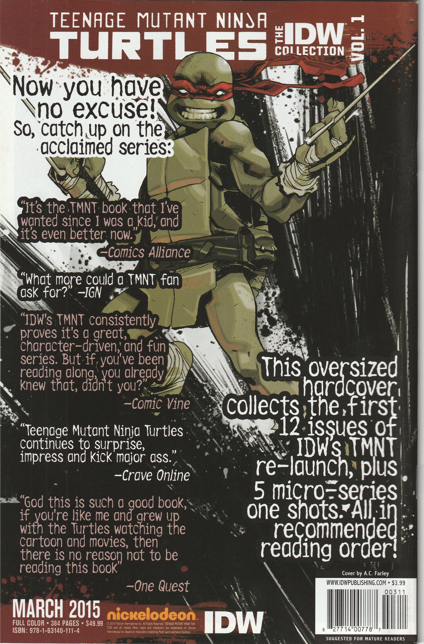 Teenage Mutant Ninja Turtles Color Classics Volume 3 #3 (2015)