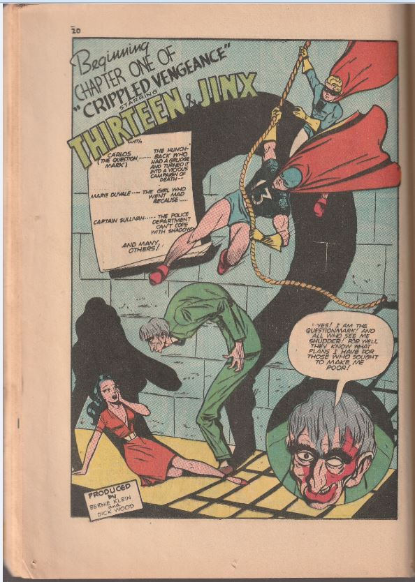 Daredevil #6 (1941) - Classic horror Charles Biro cover