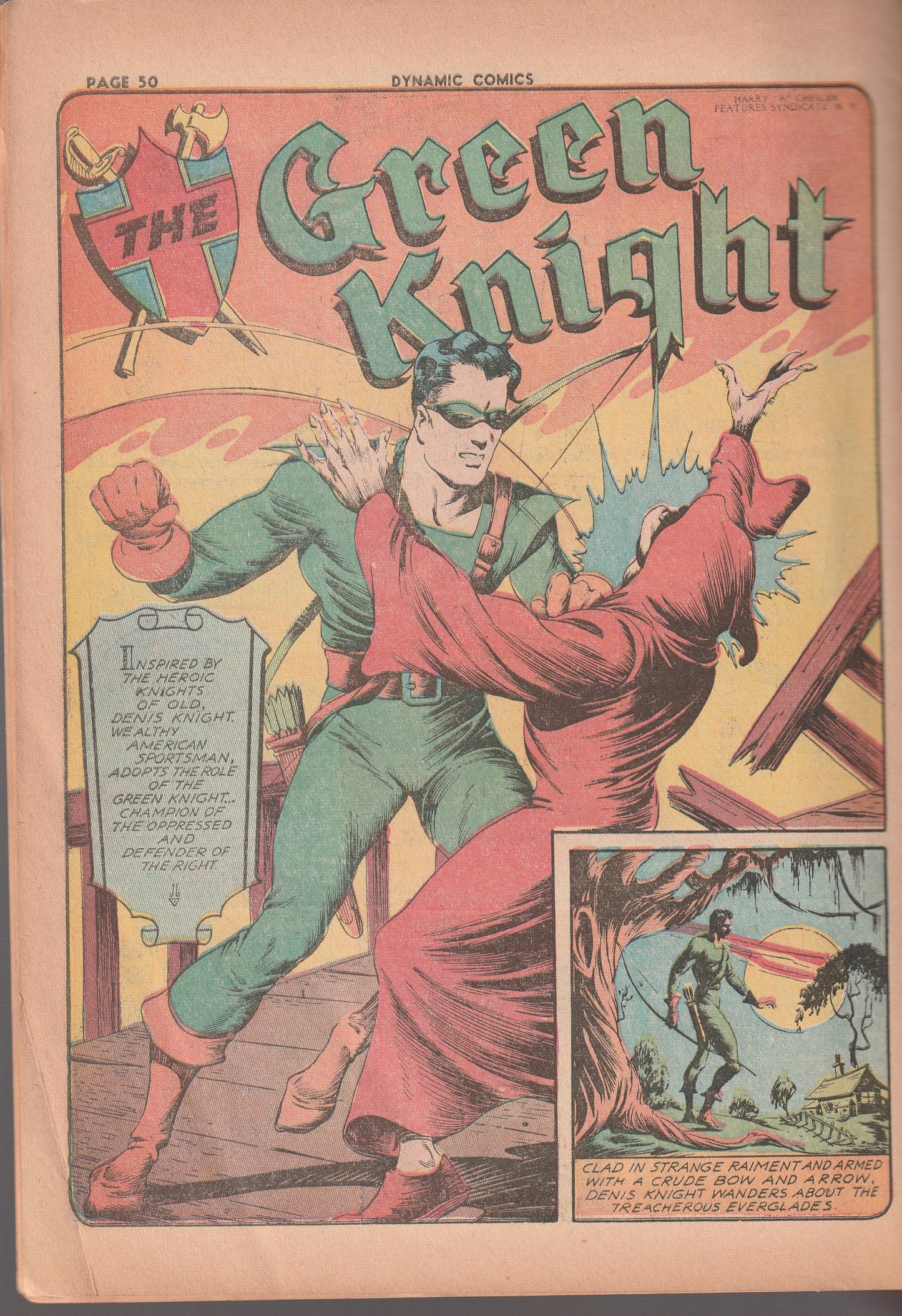 Dynamic Comics #2 (1941) - *Coverless*