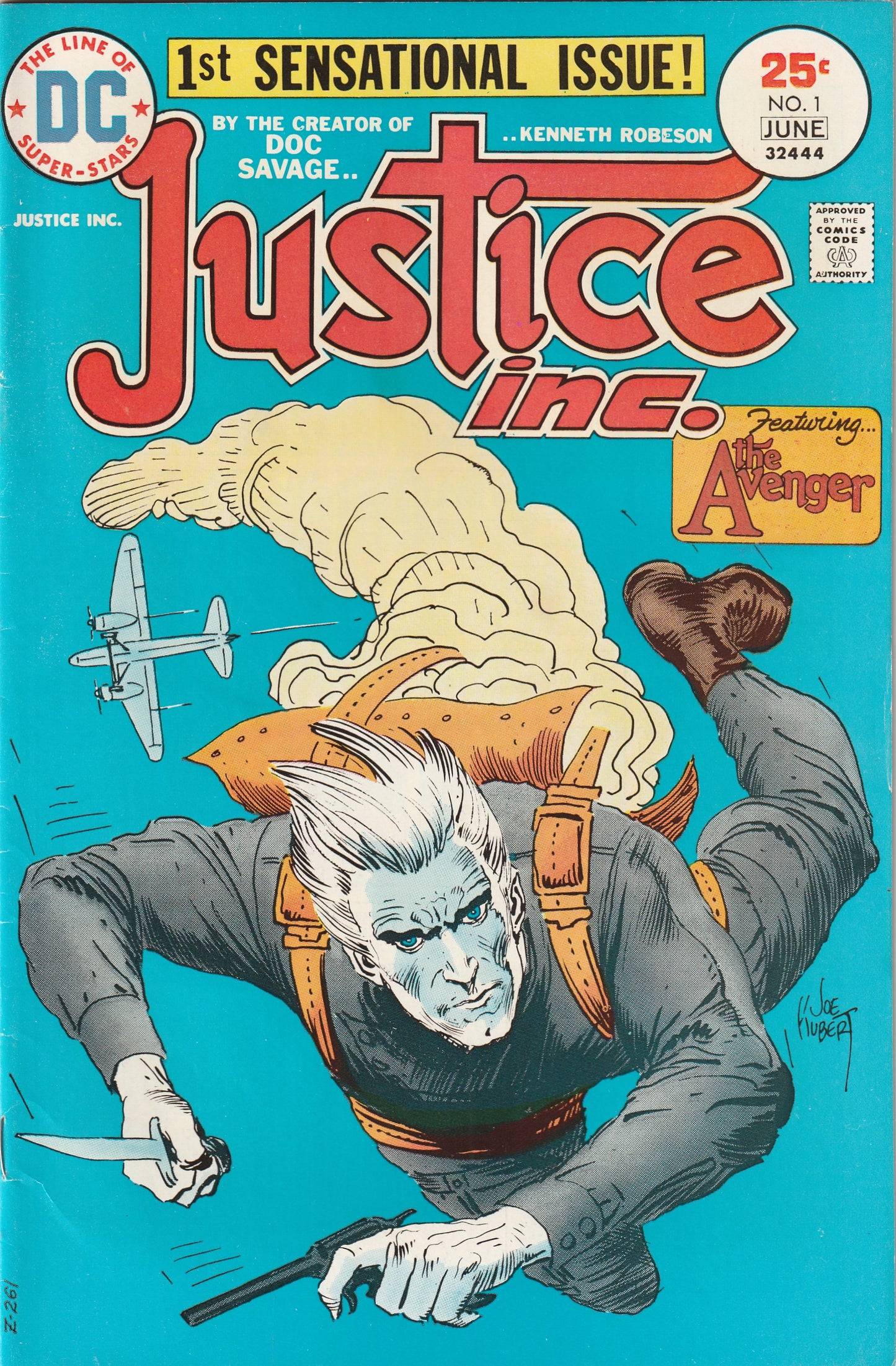 Justice Inc. #1 (1975) - Joe Kubert cover