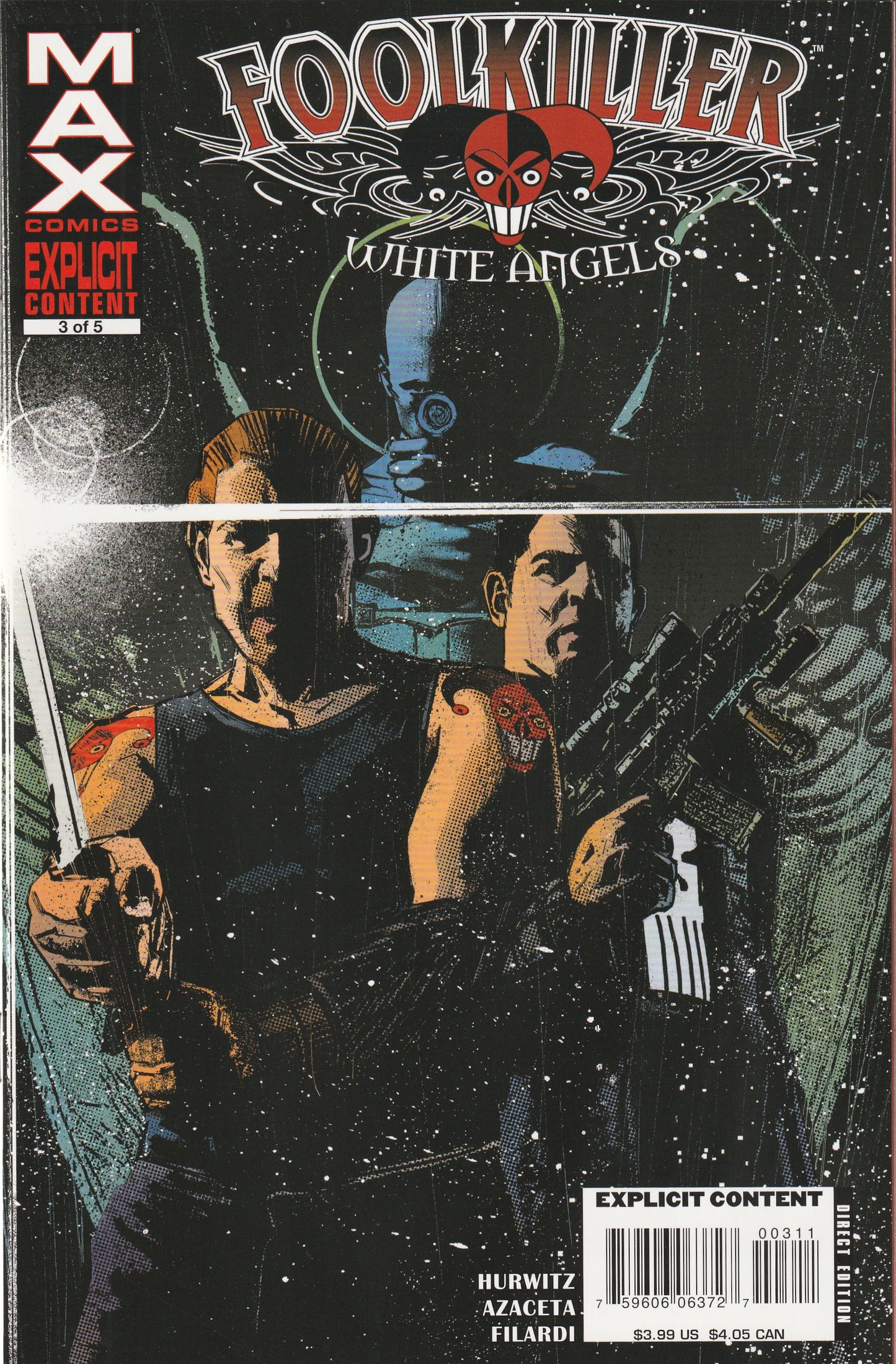 Foolkiller: White Angels (2008) MAX - 5 issue mini series (Explicit Content)