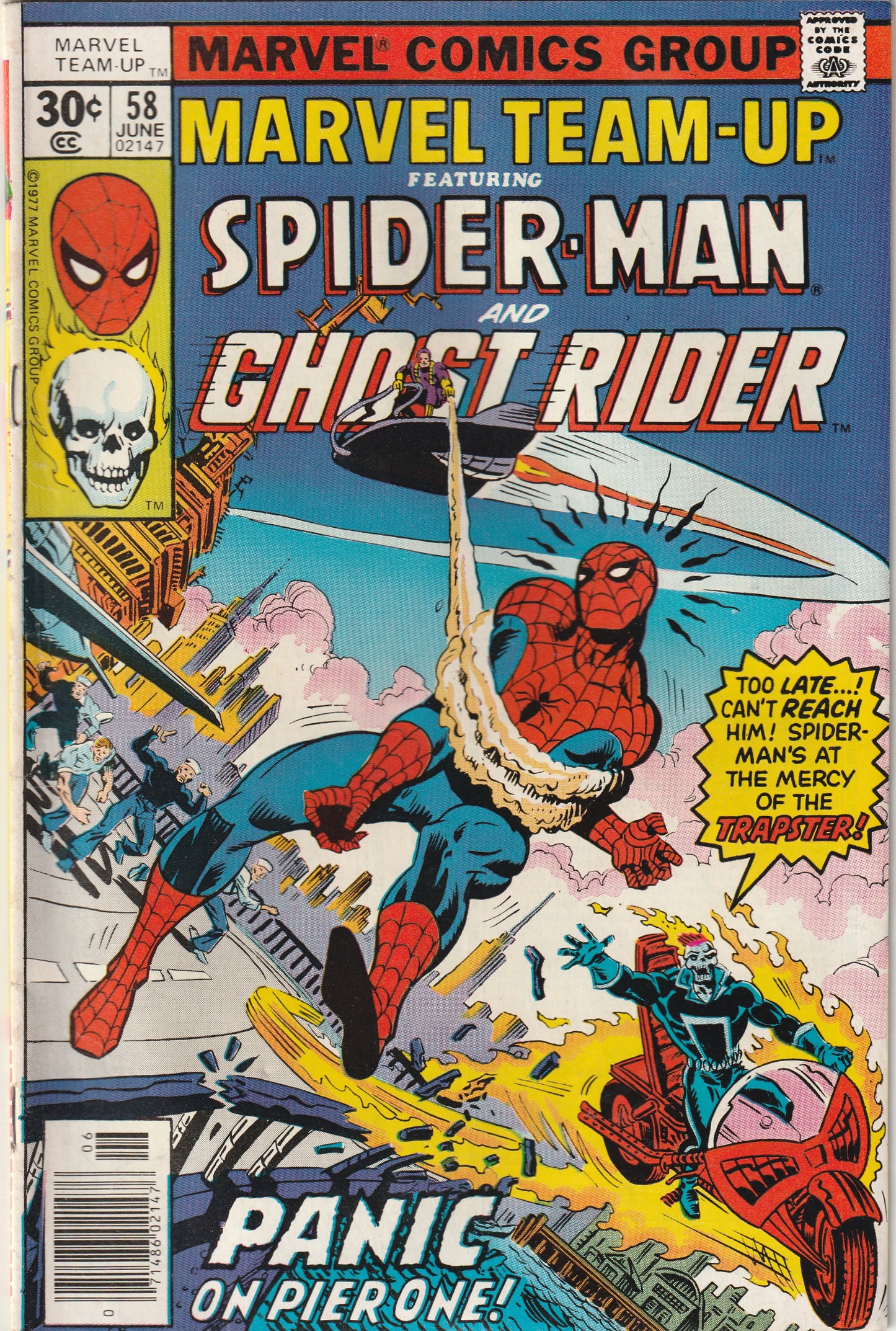 Marvel Team-Up #58 (1977) - Ghost Rider Team-Up, Trapster Appearance