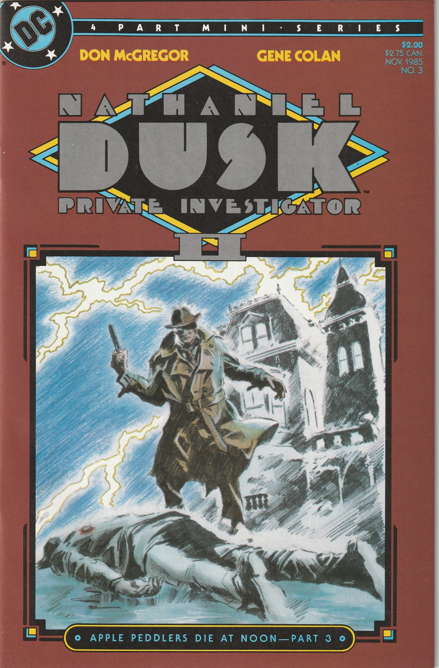 Nathaniel Dusk II (1985) - Complete 4 issue mini-series