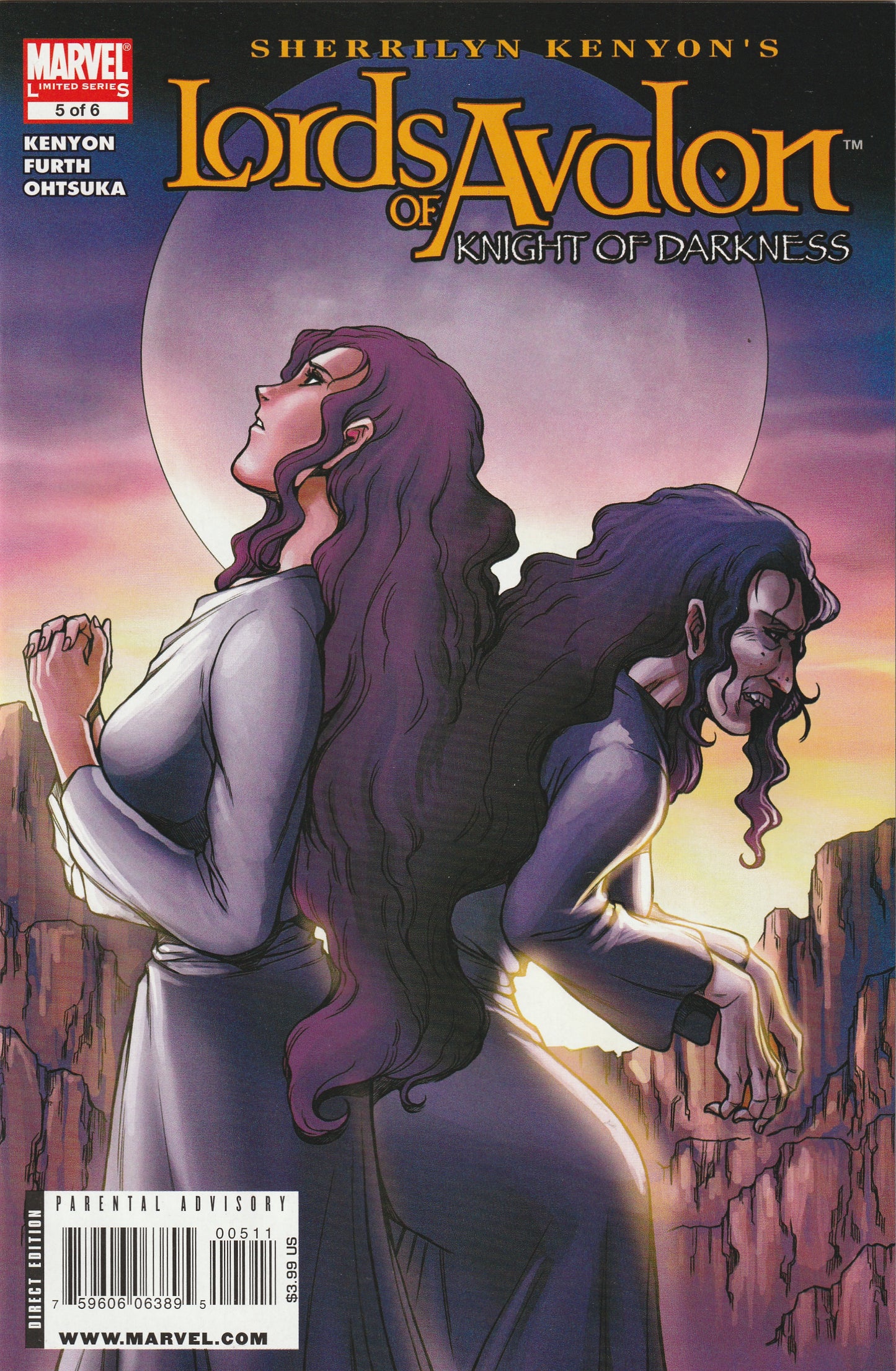 Sherrilyn Kenyon's Lords of Avalon: Knight of Darkness (2009) - 6 issue mini series