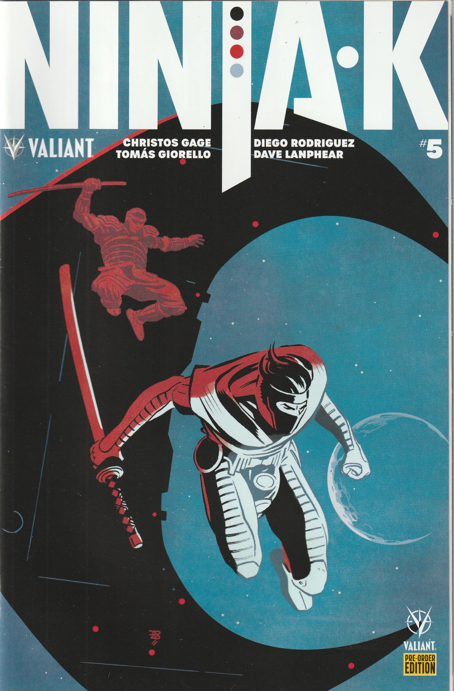 Ninja-K #5 (2018) - Tonci Zonjic Pre-Order Edition Variant Cover