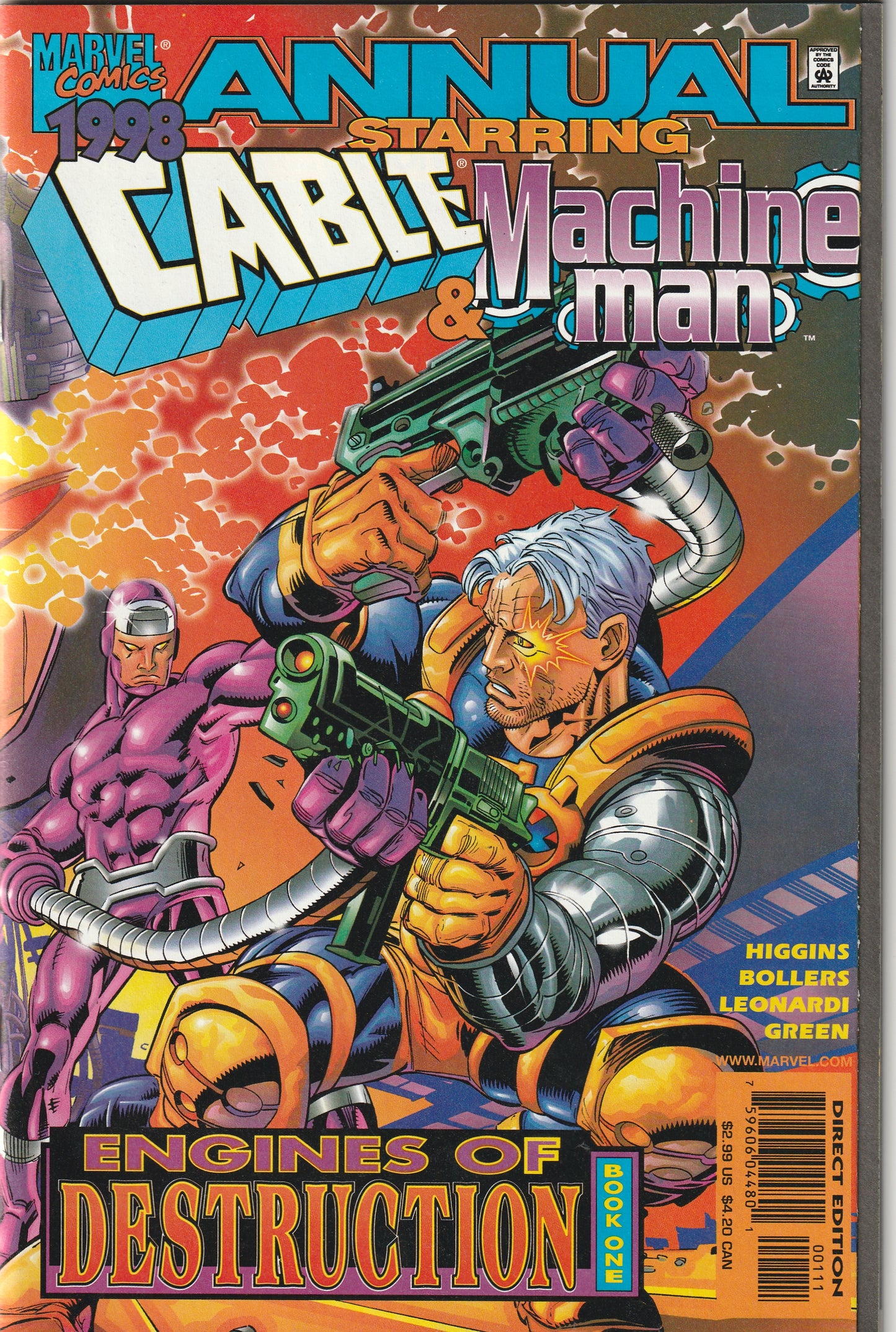 Cable/Machine Man '98 Annual (1998)