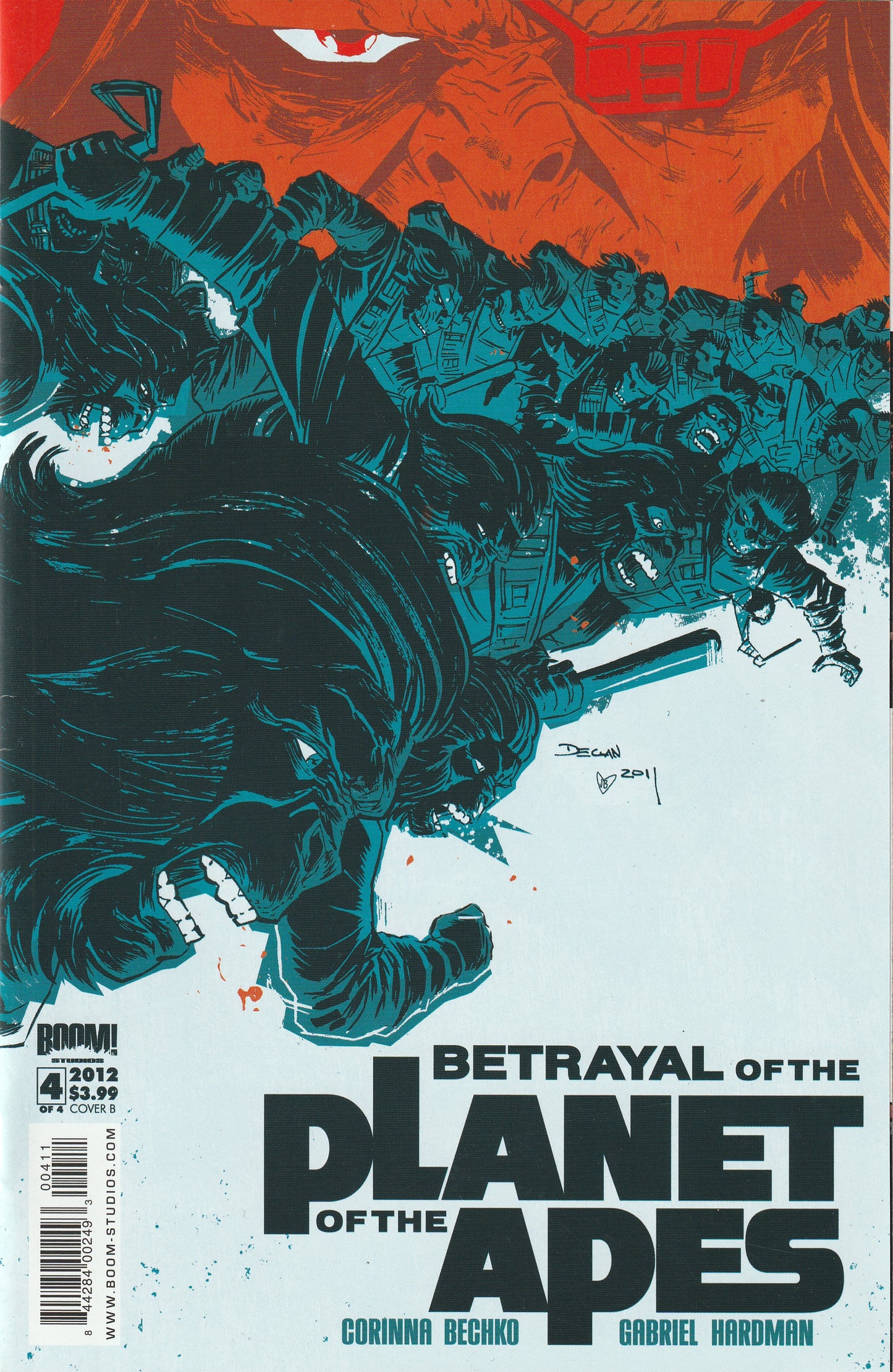 Betrayal of the Planet of the Apes (2011-2012) - 4 issue mini series