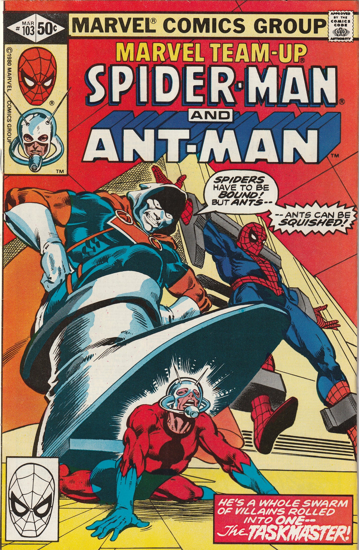 Marvel Team-Up #103 (1981) - Spider-Man & Ant-Man - 2nd Full Appearance of Taskmaster