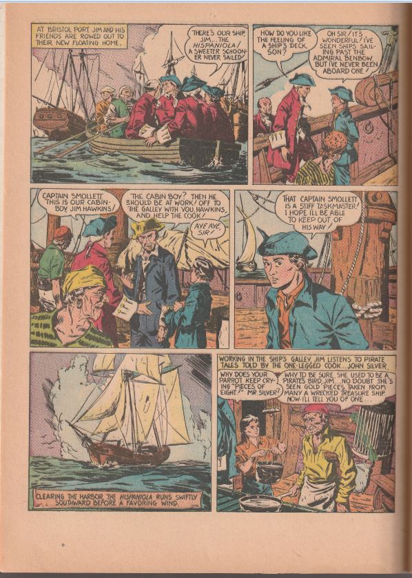 Famous Stories #1 (1942) - Treasure Island by Robert Louis Stevenson