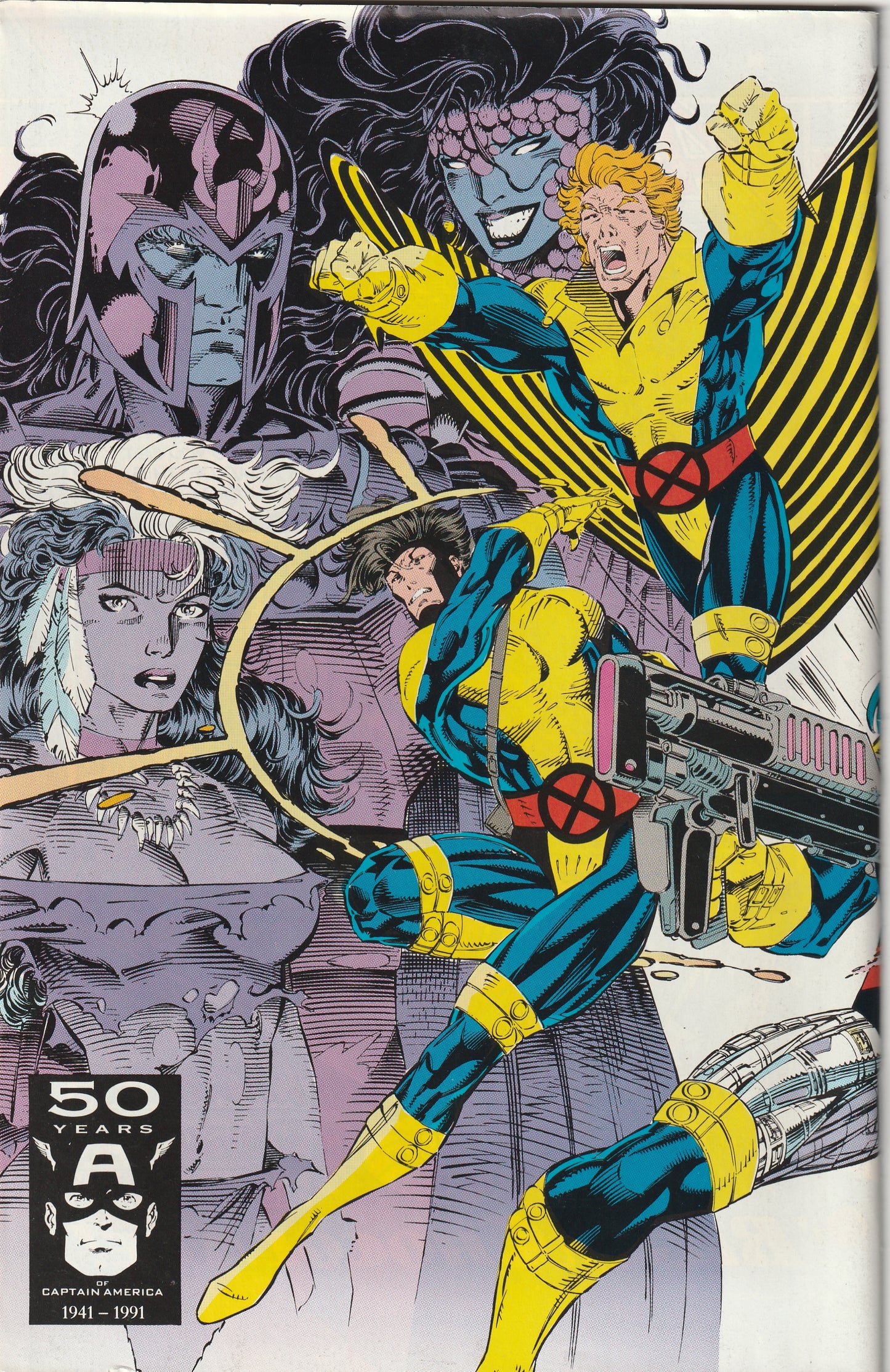 Uncanny X-Men #275 (1991) - Jim Lee Gatefold cover/art