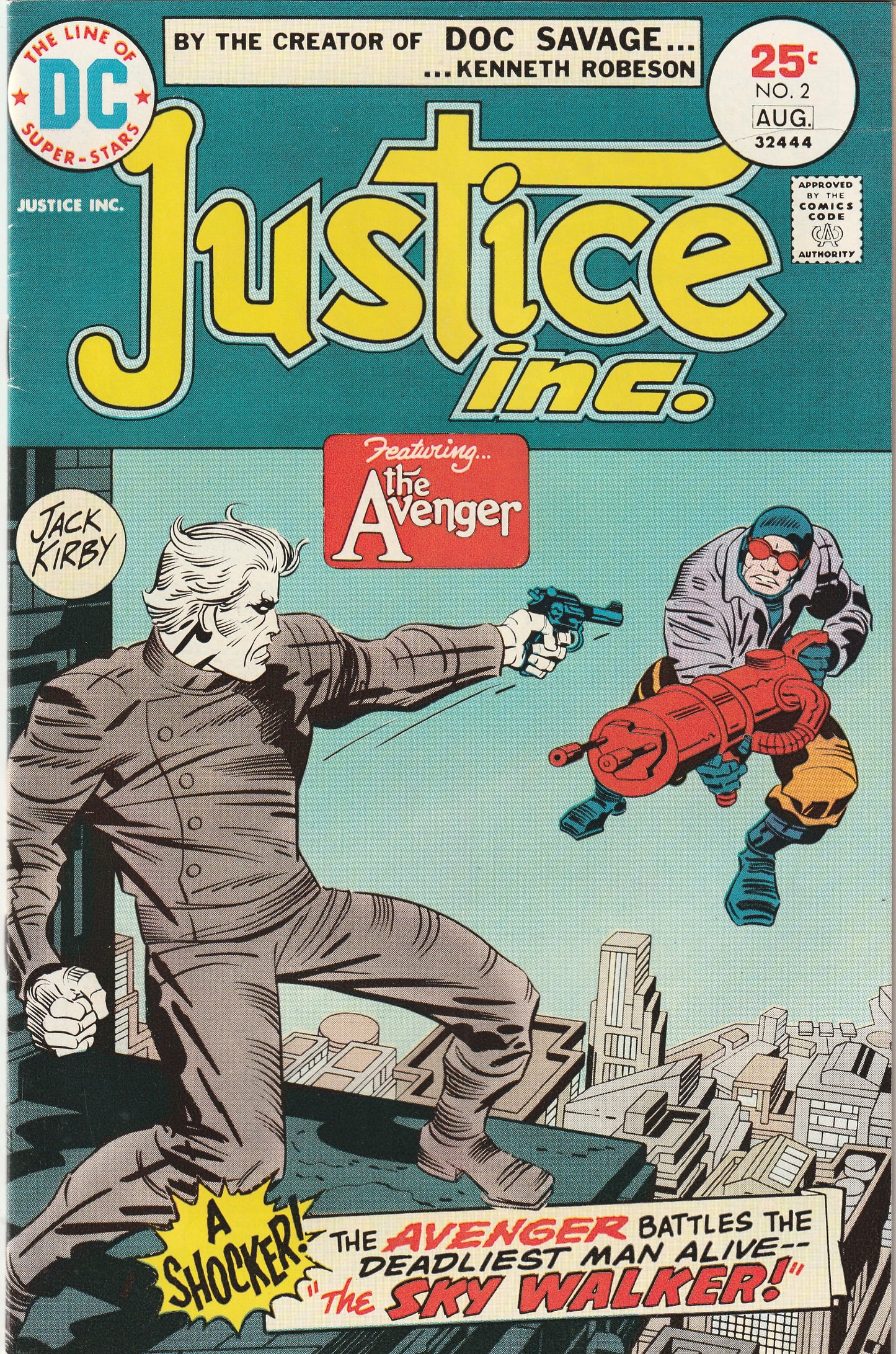 Justice Inc. #2 (1975) - Jack Kirby cover/art