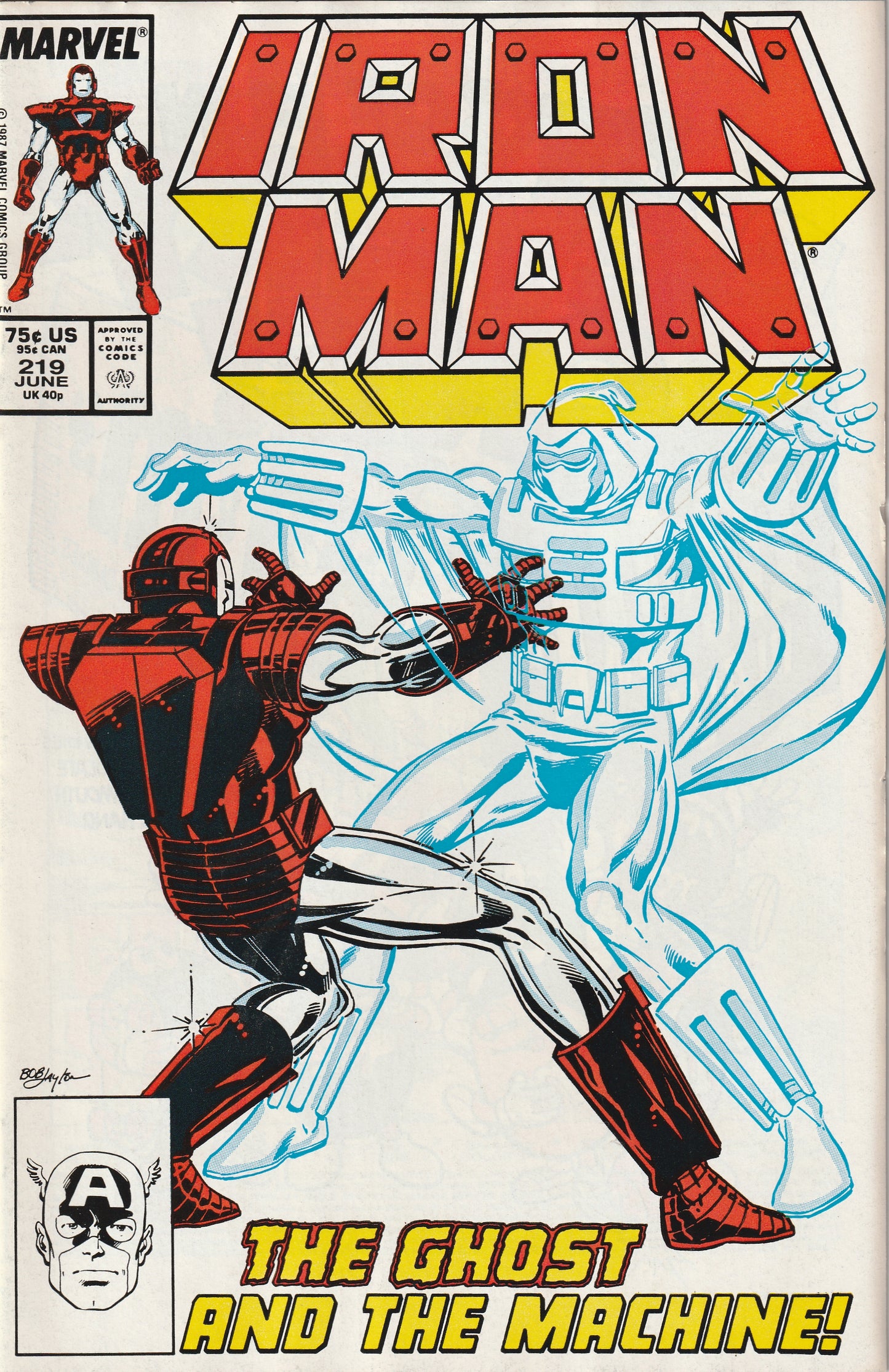 Iron Man #219 (1987) - 1st appearance of Ghost