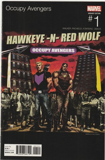 Occupy Avengers #1 (2017) - Marco D'Alfonso Hip-Hop Variant Cover