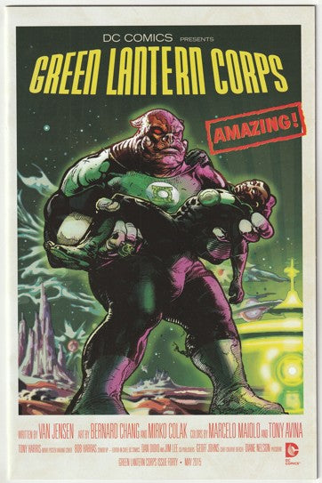 Green Lantern Corps #40 (2015) - Tony Harris Movie Poster Variant Cover - Forbidden Planet