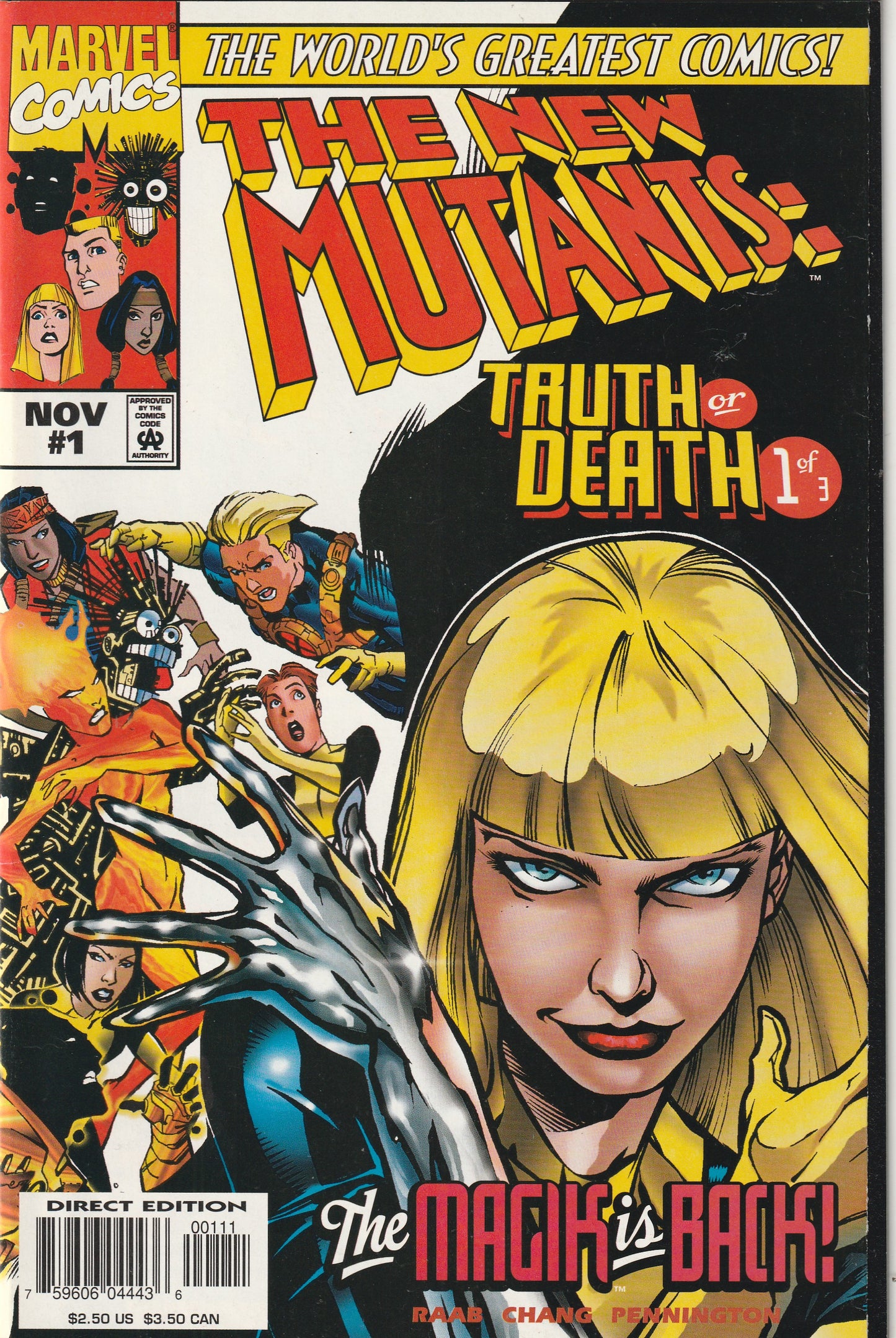 New Mutants: Truth or Death #1 (of 3) (1997)